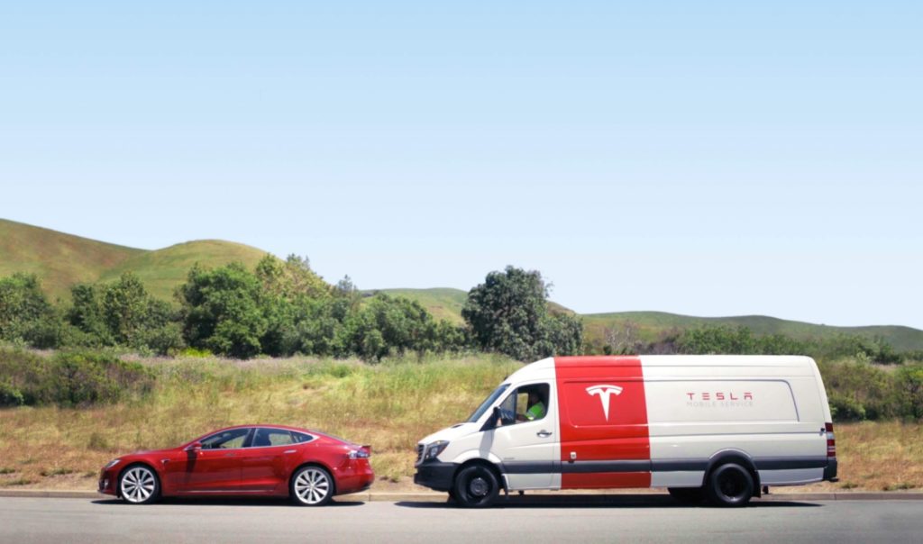 Tesla Mobile Service Centers