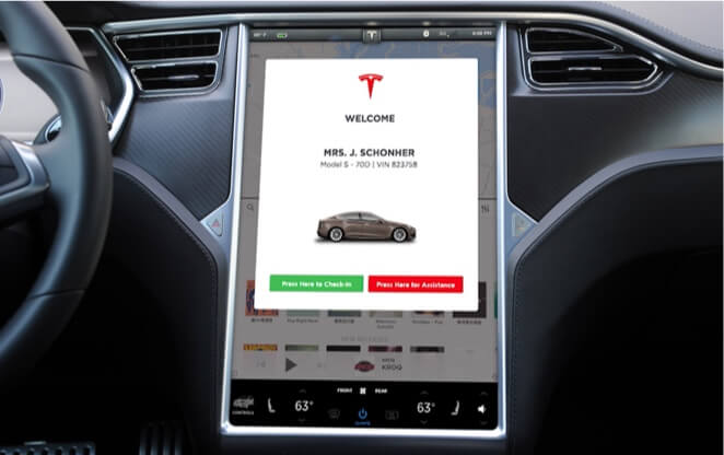 Tesla Screen Appointment