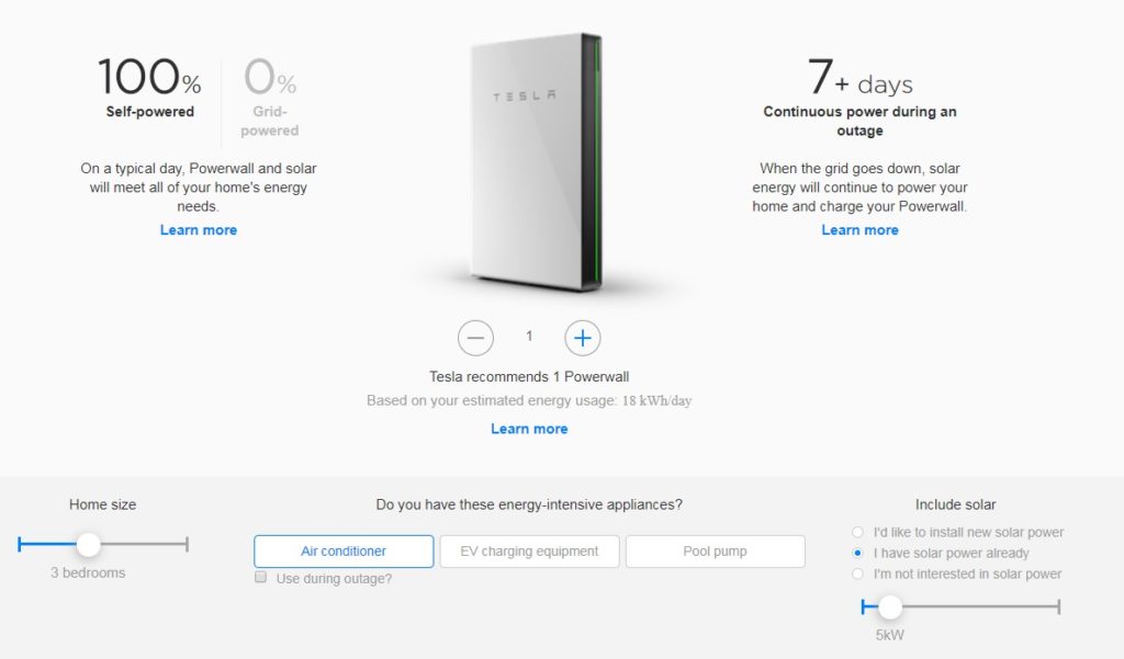 Powerwall Calc