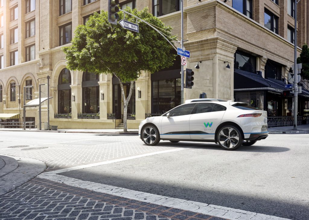 Waymo Jag On Street