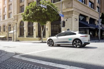 Waymo Jag On Street