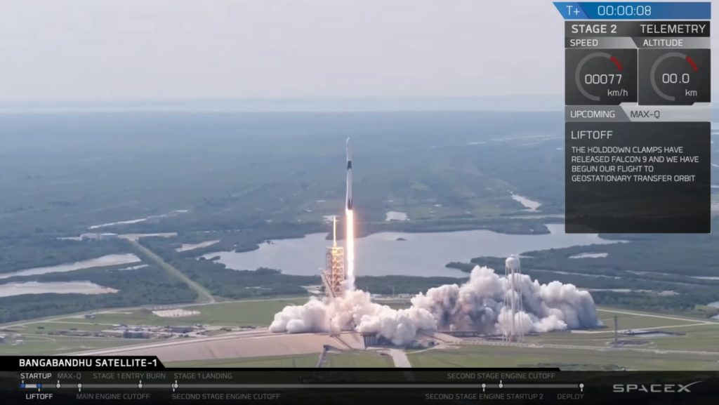 SpaceX Bangabandhu Satellite 1 Mission
