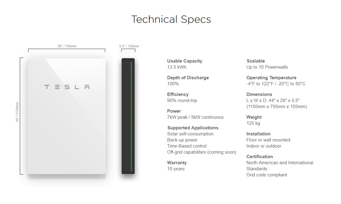 Tesla powerwall 2 shop cost