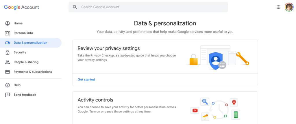 The Future Of The Internet 2 Google Data Controls