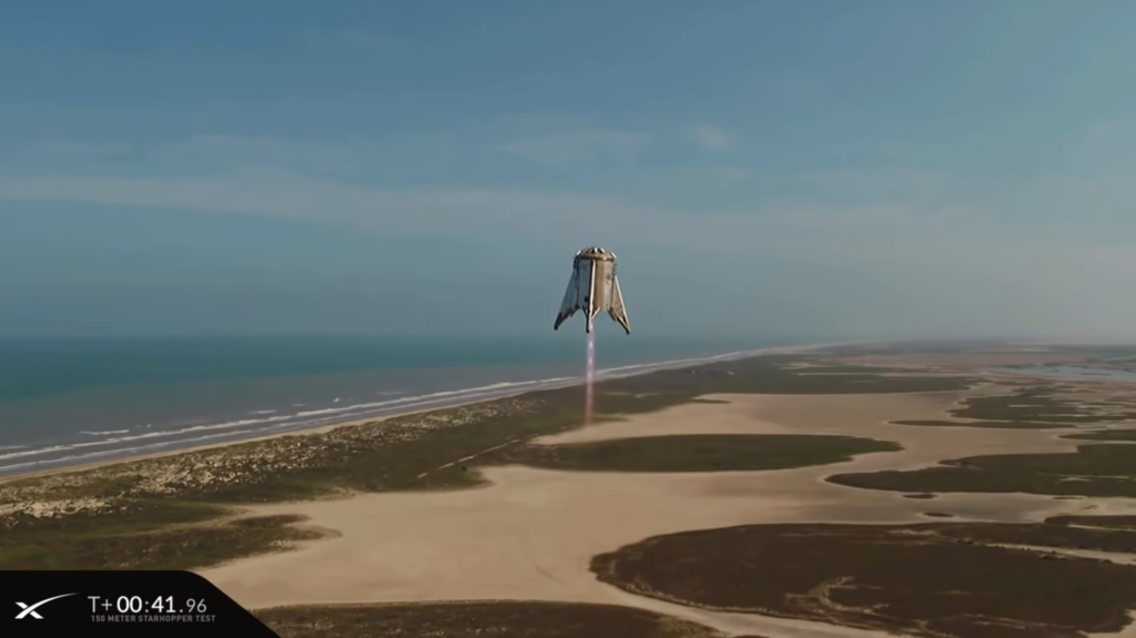 Starhopper In Flight