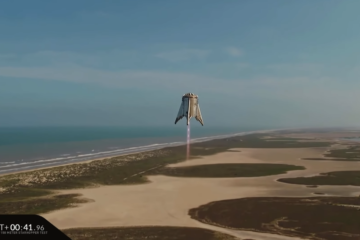 Starhopper In Flight