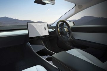 Tesla Model 3 RHD White Interior