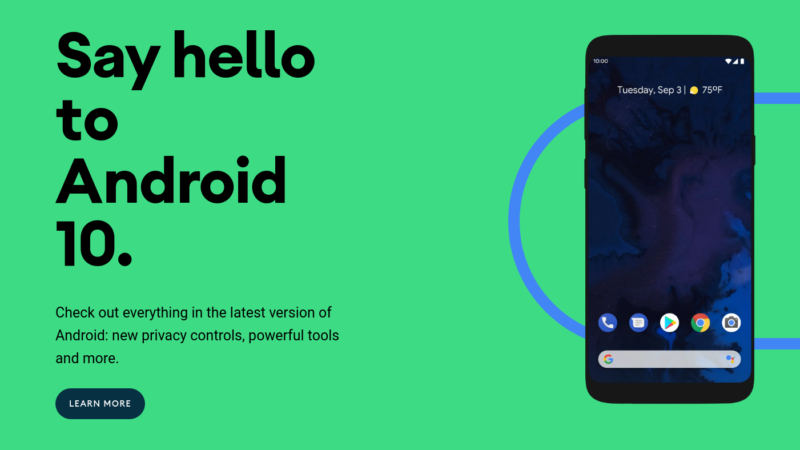 Google Dropped Android 10!