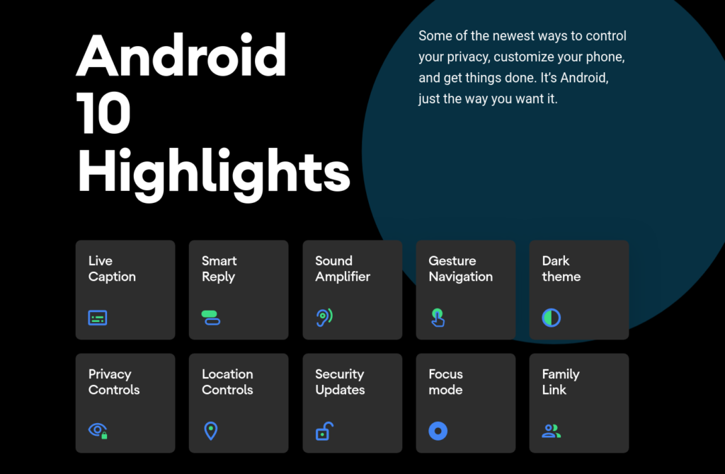 Android 10 Highlights
