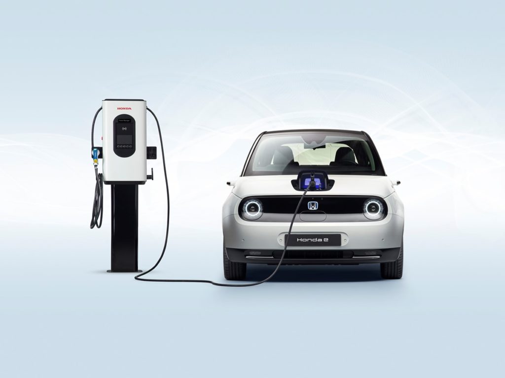 Honda e Charging