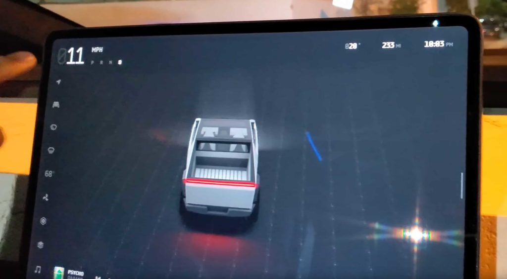 An Exclusive First Look At Tesla's Next Software Interface 9 Tesla Cybertruck DÆrik Driving Mode