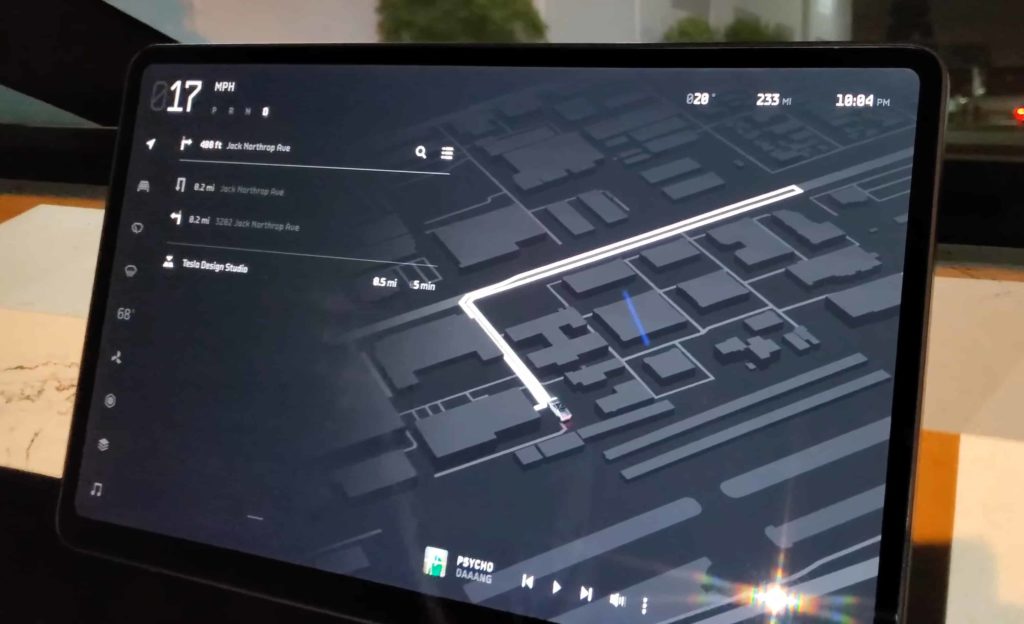 Tesla Cybertruck DÆrik Navigation Mode