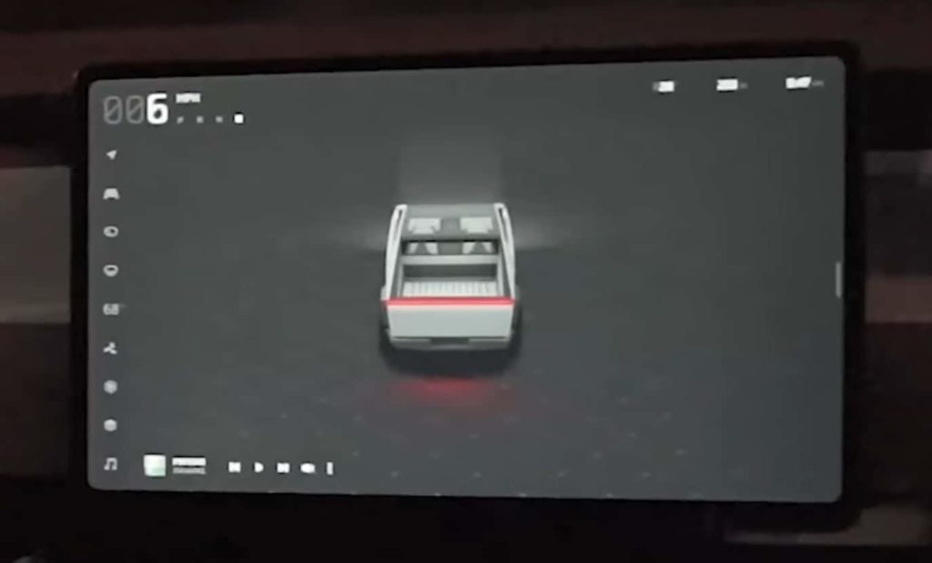 An Exclusive First Look At Tesla's Next Software Interface 7 Tesla Cybertruck Teslanomics Main Driving Screen