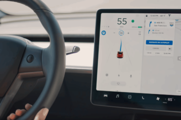 Tesla Model 3 Driving Visualisation
