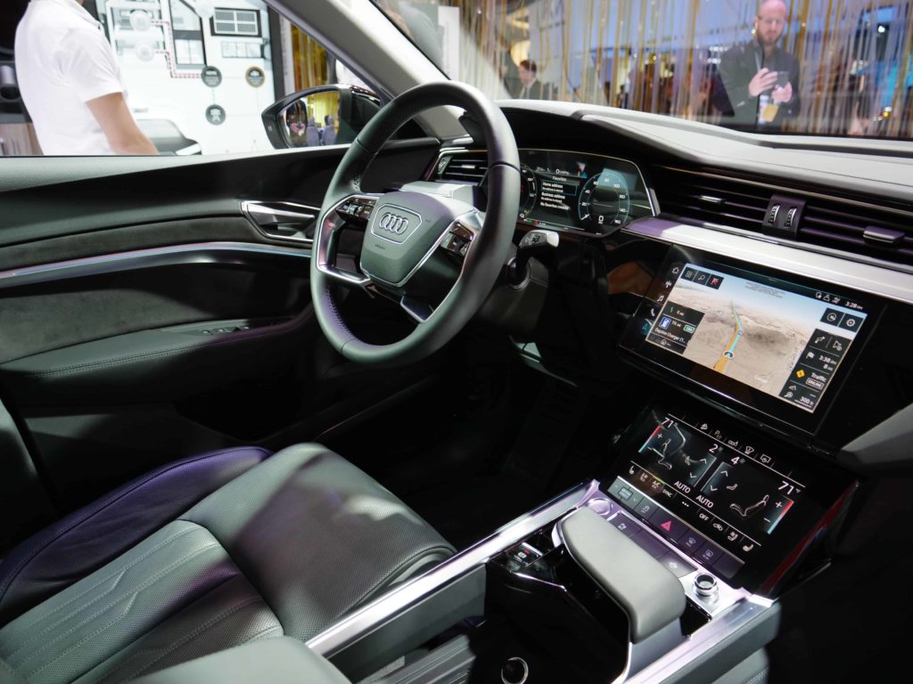 CES 2020 Audi e tron Interior