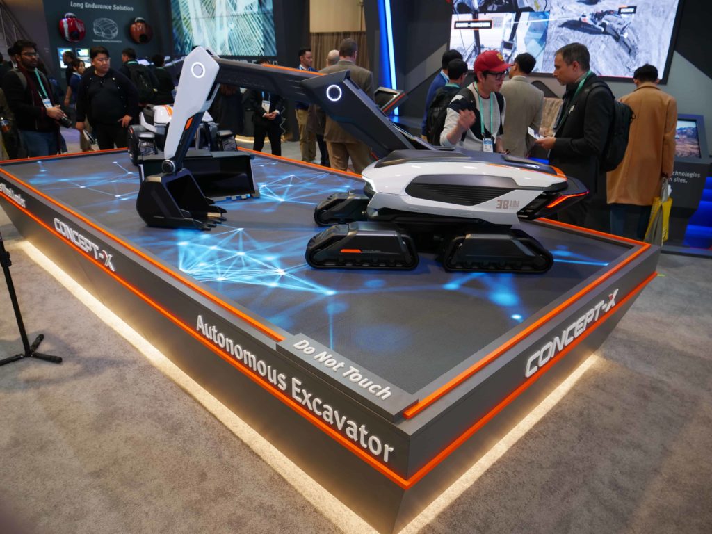 CES 2020 Doosan Autonomous Excavator Full