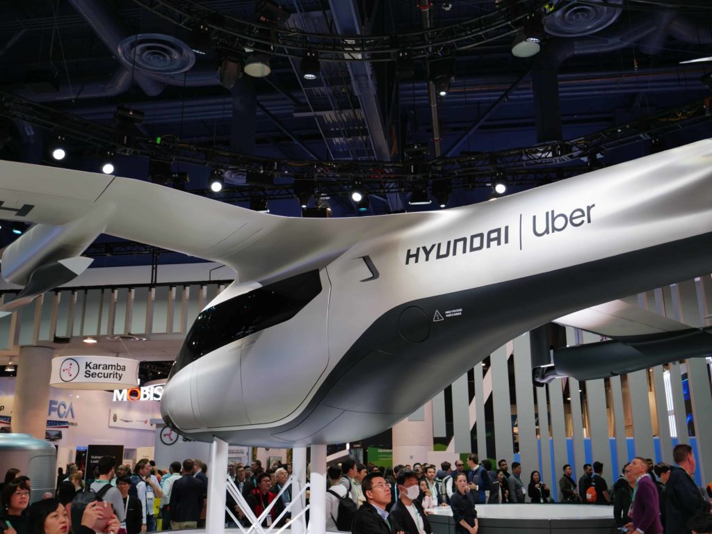 CES 2020 Hyundai UberAIR Ship Rear