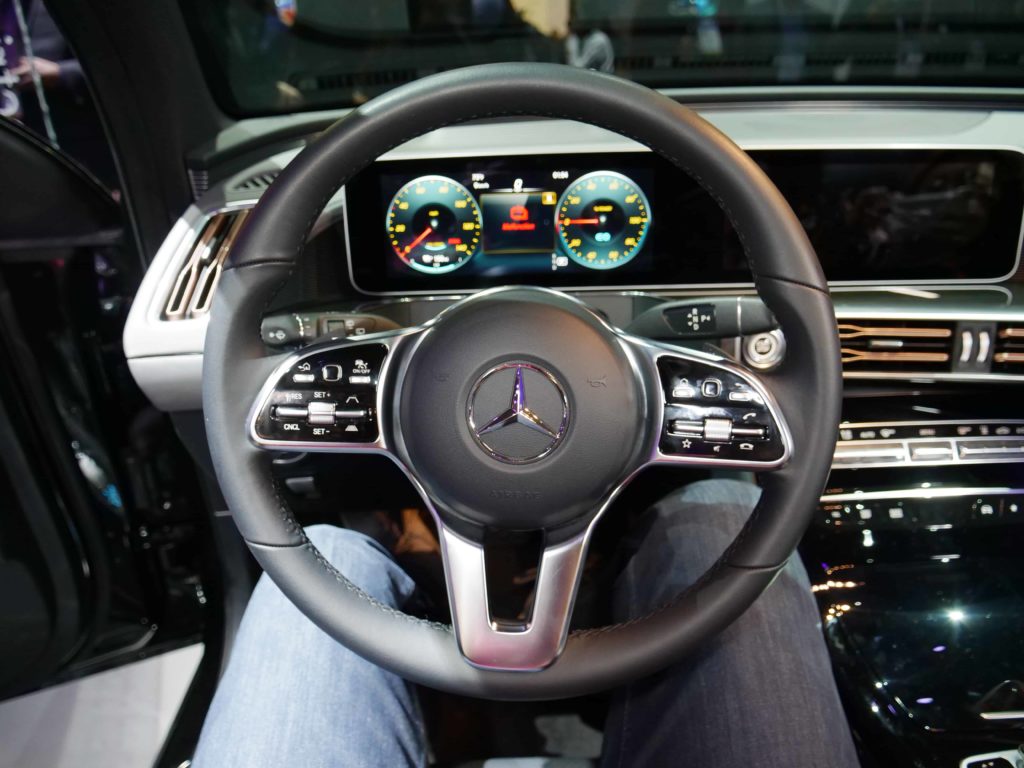 CES 2020 Mercedes EQC Interior