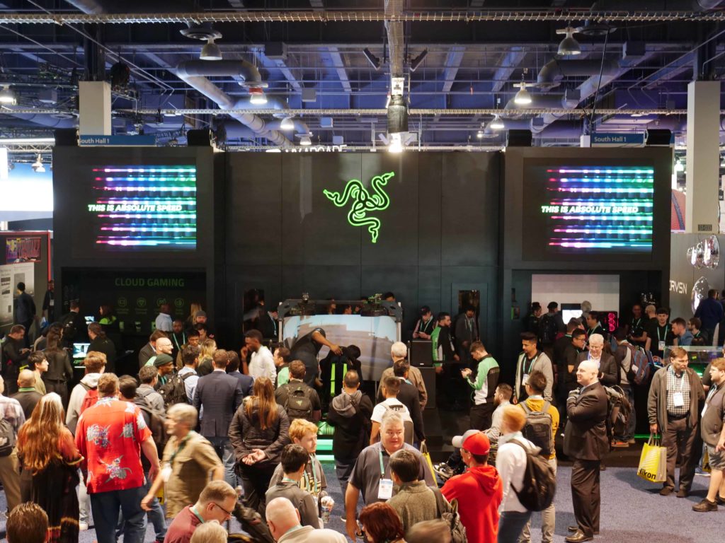 CES 2020 Razer Booth