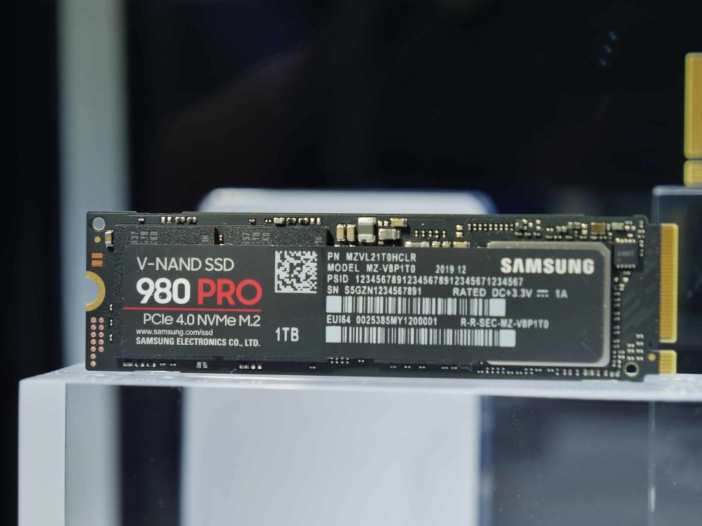 CES 2020 Samsung 980 Pro