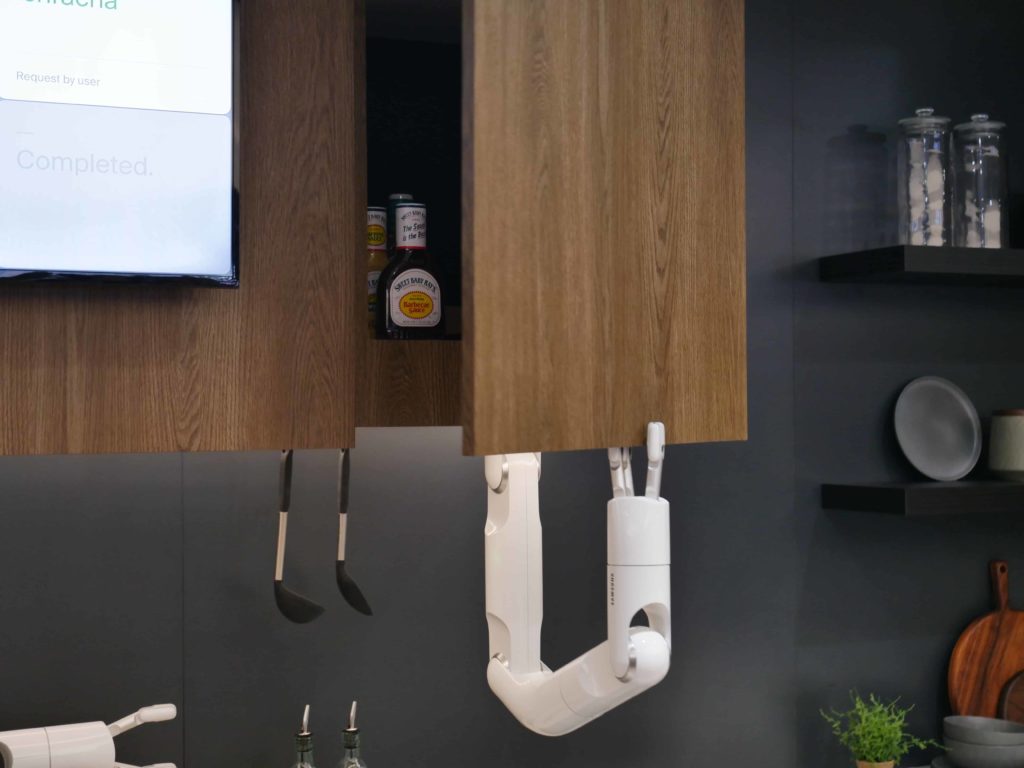 CES 2020 Samsung Bot Chef Cupboard
