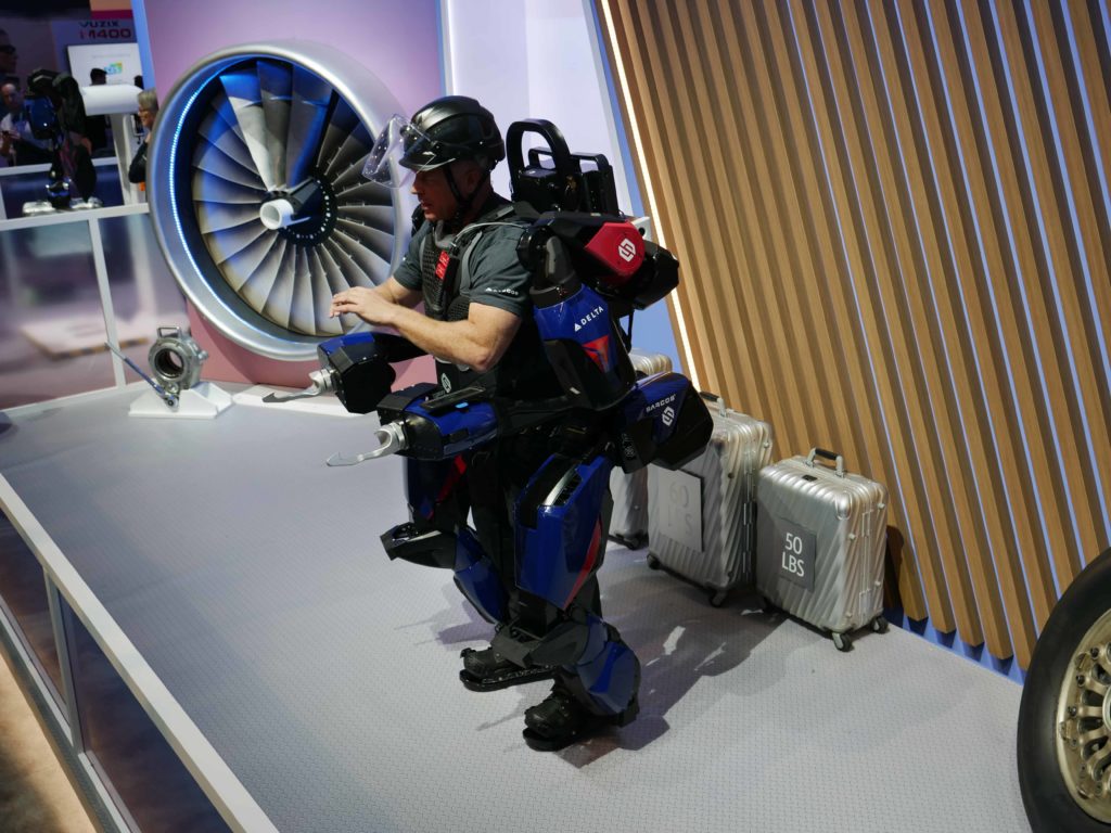 CES 2020: Totally Awesome Random Tech Finds! 14 CES 2020 Sarcos Guardian Exoskeleton Full