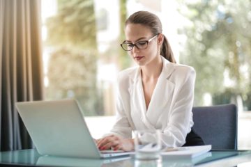 Woman On Laptop