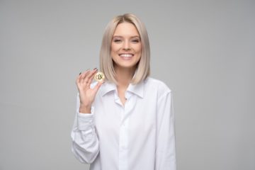 Bitcoin And Woman